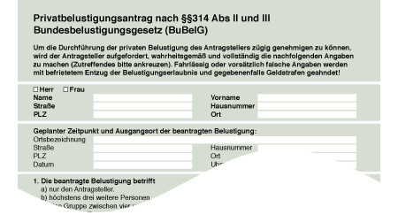 Belustigungsantrag